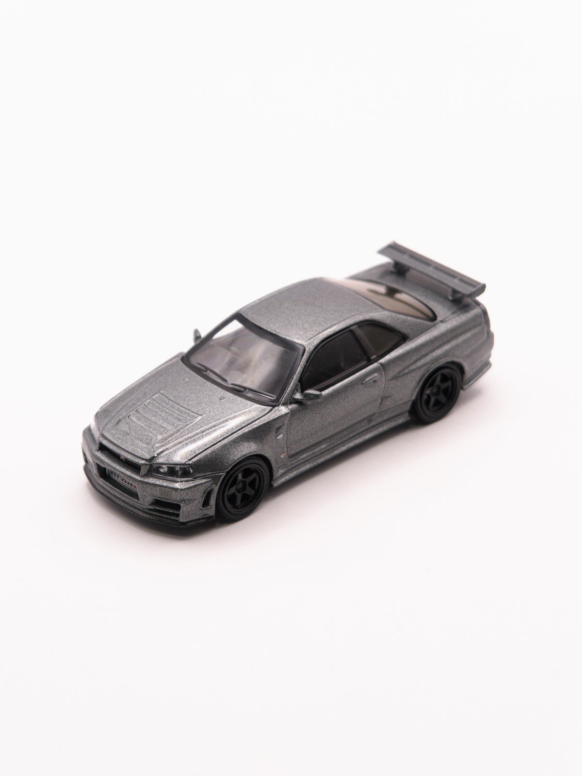 Mini GT #1160 Nissan Skyline GT-R R34 1999 Nismo CRS Szary *BLISTER