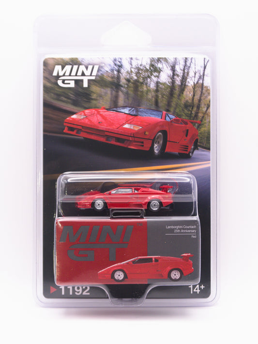 Mini GT #1192 Lamborghini Countach Czerwony *Blister