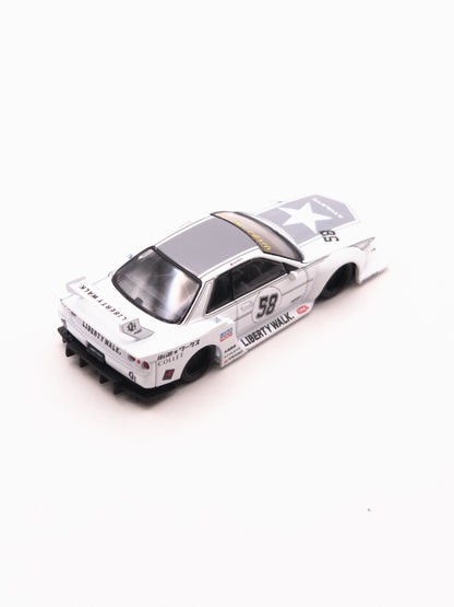 Mini GT #1217 Nissan Skyline GT-R R32 Liberty Walk Biały *PUDEŁKO!
