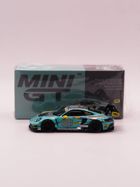 Mini GT #804 Porsche 911 GT3 R 992 Macau Gran Prix 2023 Zielony