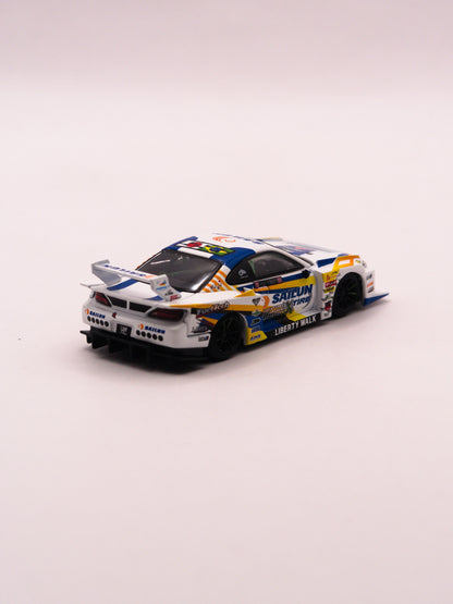 Mini GT #895 Liberty Walk LB-Super Silhouette Nissan S15 Silvia #555 2023 Formula Drift Japan