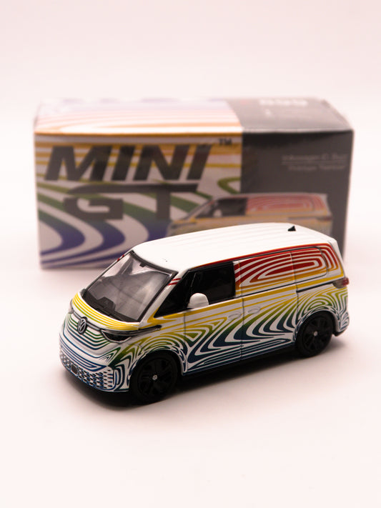 Mini GT #899 Volkswagen ID Buzz Tęczowy