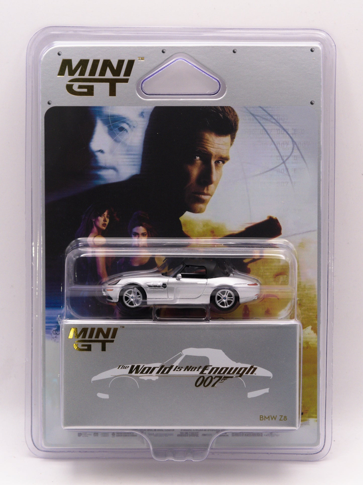 Mini GT #906 BMW Z8 The World Is Not Enough - Angielska Karta!