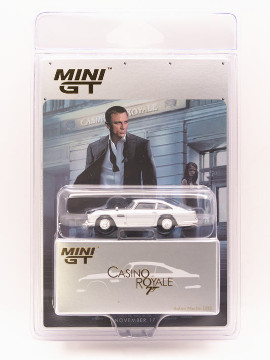 Mini GT #909 Aston Martin DB5 Casino Royale Srebrny *Blister