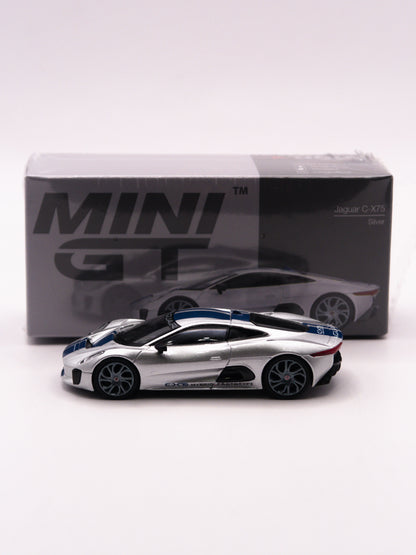 Mini GT #960 Jaguar C-X75 Srebrny