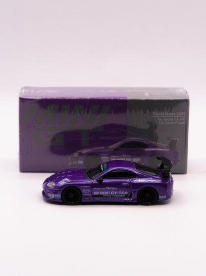 Mini GT #1067 Toyota Supra Top Secret GT-300 Fioletowy *Pudełko