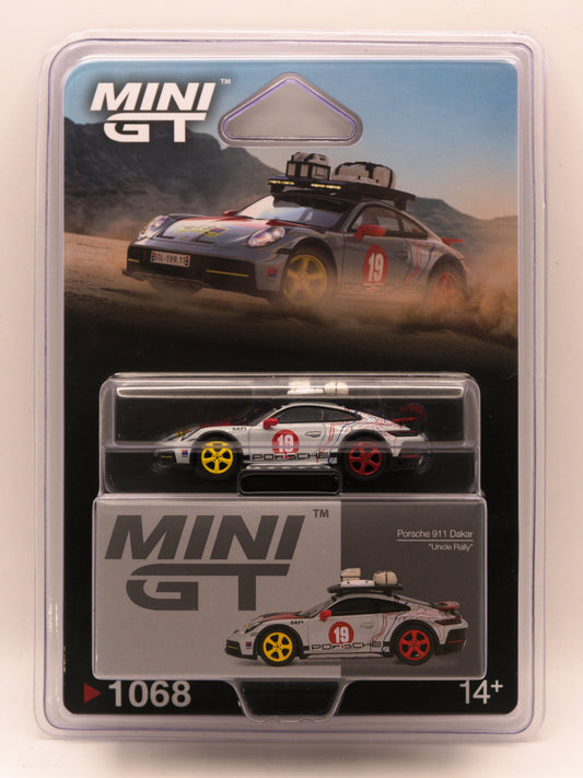 Mini GT #1068 Porsche 911 Dakar Uncle Rally Szary *Blister