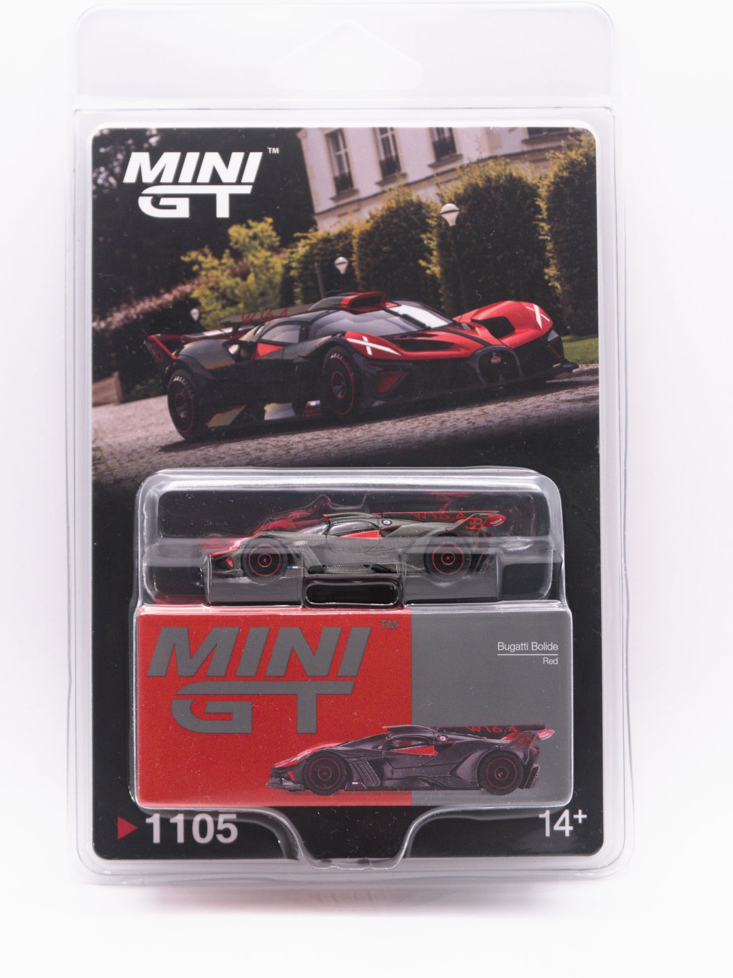 Mini GT #1105 Bugatti Bolide Ultimate 2026 Czerwony *BLISTER