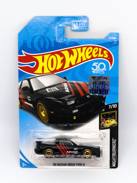'96 Nissan 180SX Type X Nightburnerz Czarny
