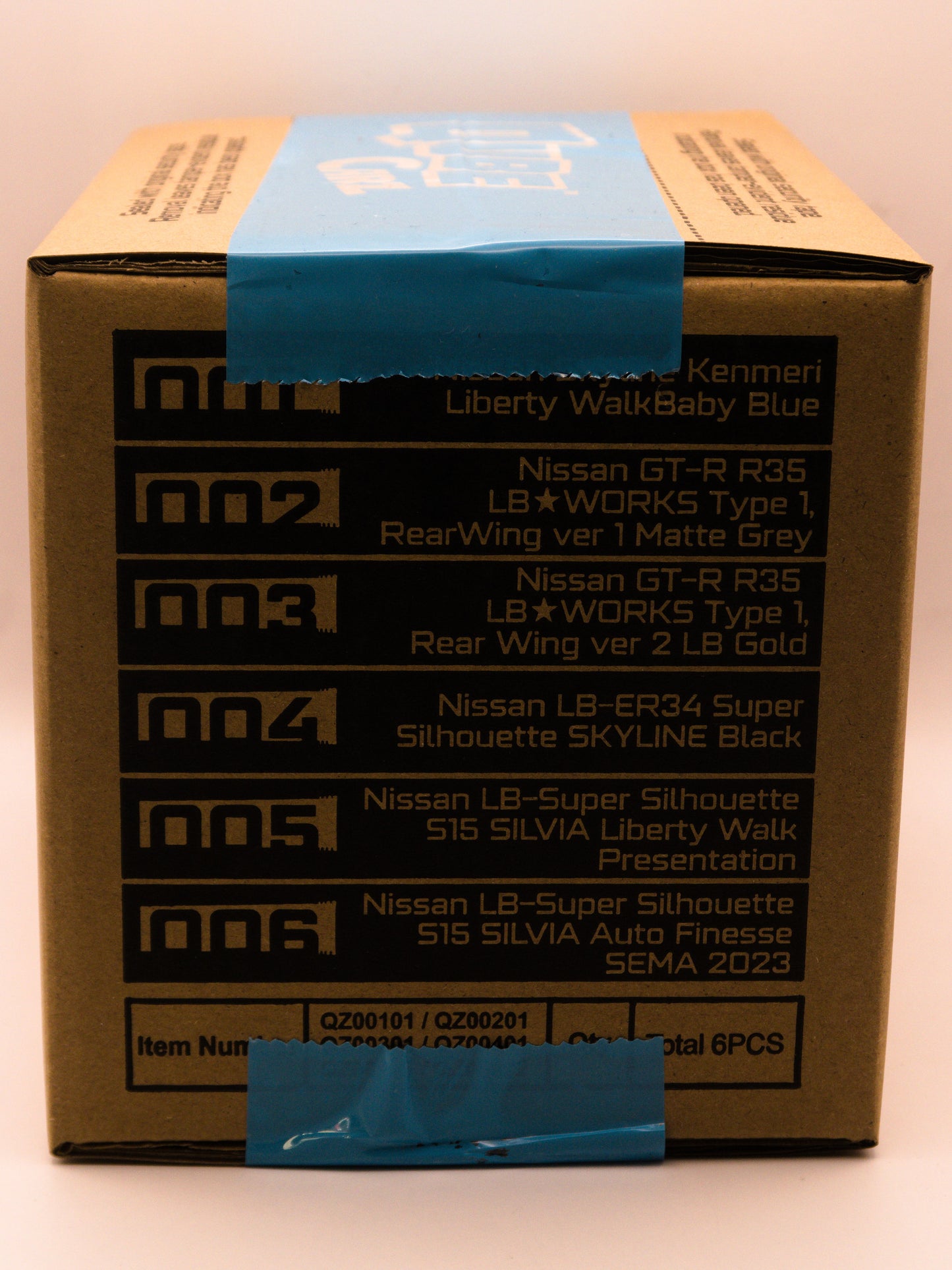 Mini GT Qube Carz SET 6 autek - SEALED BOX!