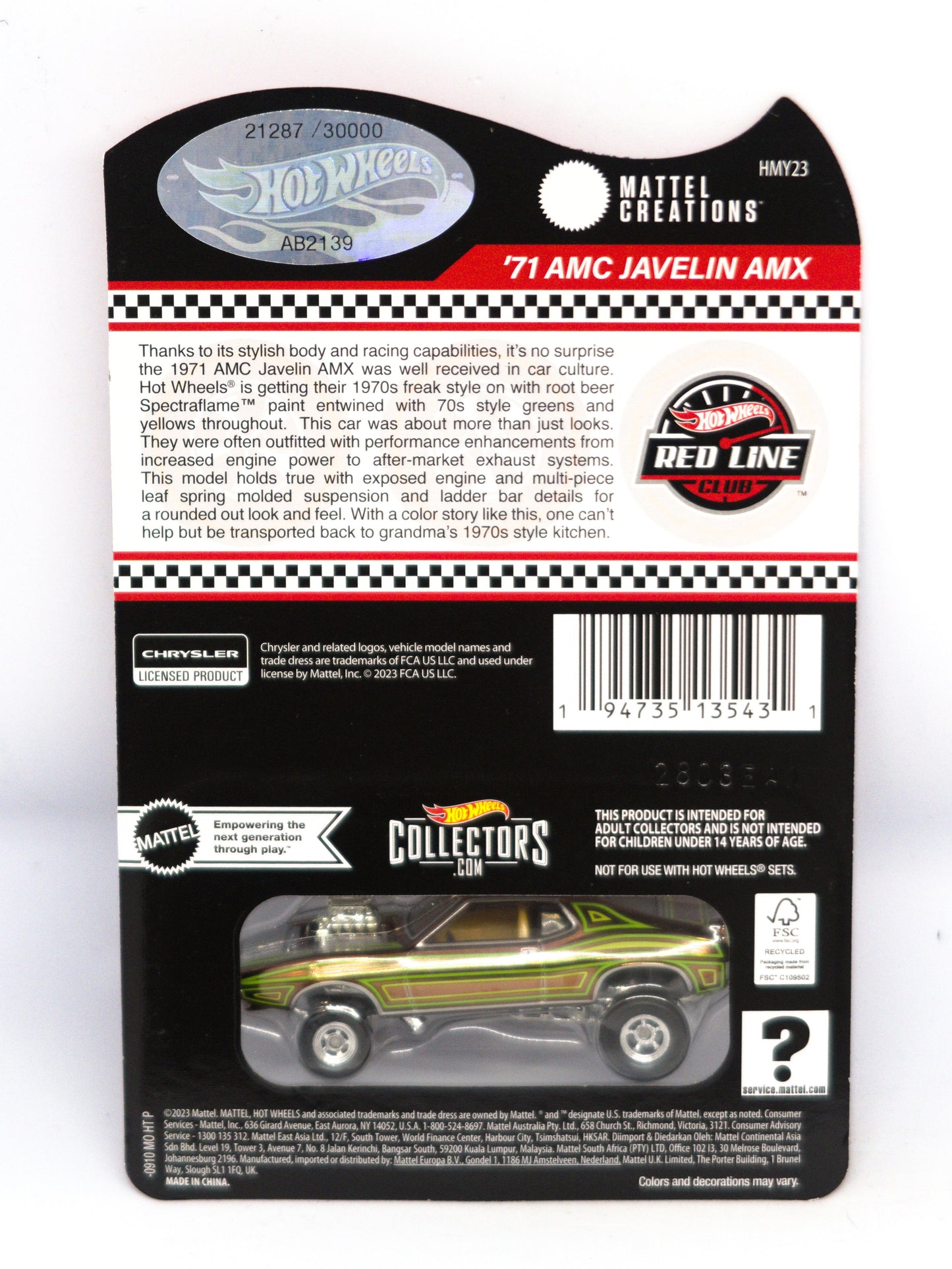 Red Line Club AMX Javelin #21284