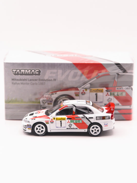 Tarmac Works Mitsubishi Lancer EVO IV Rally Monte Carlo Tommi Makinen