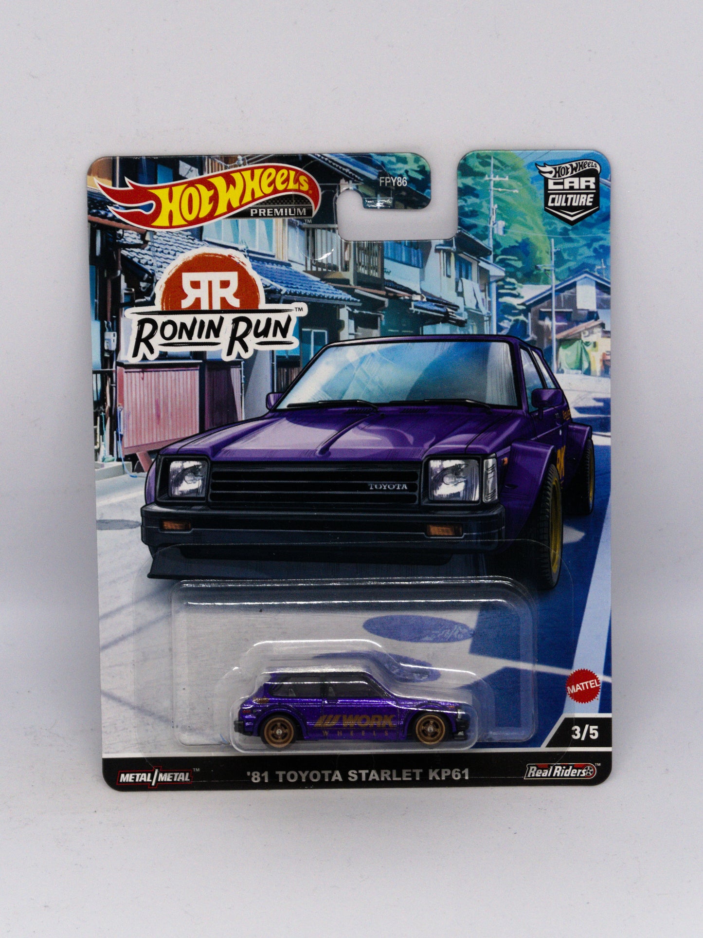 '81 Toyota Starlet KP61 Premium Fioletowy