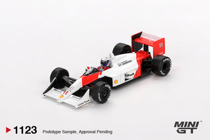 *PRESALE Mini GT #1123 McLaren MR4/4 #11 Alain Prost Japanese GP 1988 *PUDEŁKO