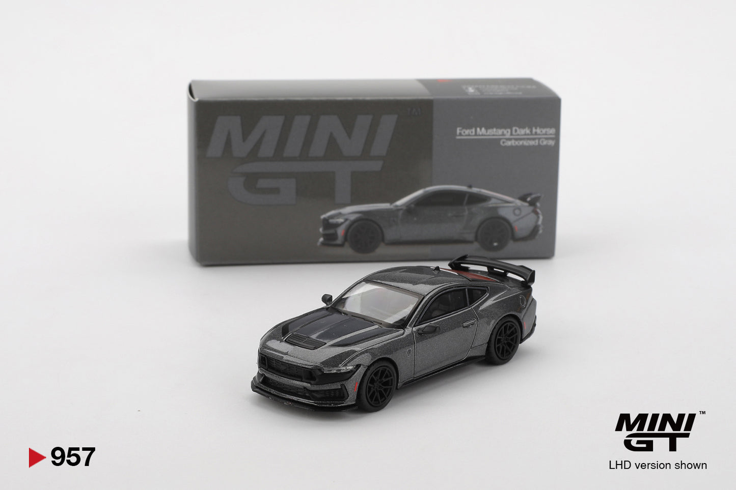 *PRESALE Mini GT #957 Ford Mustang Dark Horse Szary *PUDEŁKO