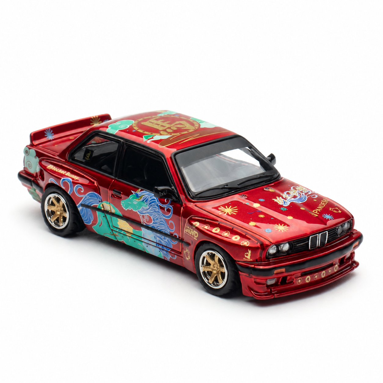 *PRESALE Inno64 BMW M3 E30 Rocket Bunny Czerwony Chinese New Year Special Edition