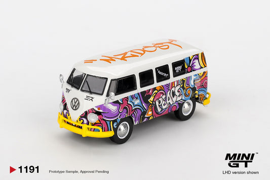 *PRESALE Mini GT #1191 Volkswagen T1 Micro Bus Mizu Design *BLISTER