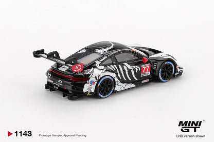 *PRESALE Mini GT #1143 Porsche 911 GT3 R #77 GTD Skeleton *PUDEŁKO