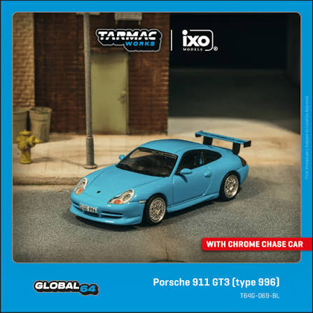 *PRESALE Tarmac Works Porsche 911 996 GT3 Niebieski *ZAMKNIĘTY!